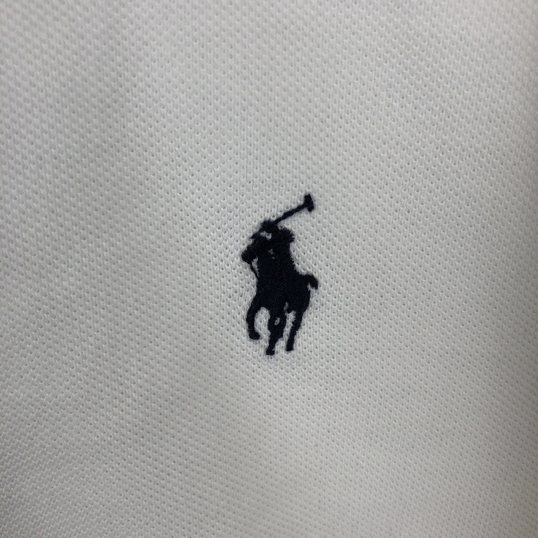 Ralph Lauren POLO by Ralph Lauren short sleeve polo shirt, men's size M cotton white type Vintage Second Hand