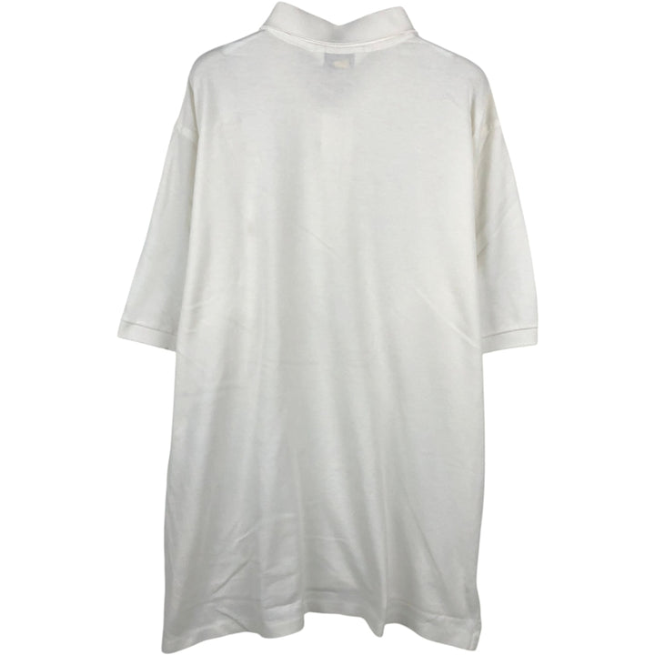 Brooks Brothers Golden Fleece Short-Sleeve Polo Shirt, Made in USA, Men's Size L (approx.) cotton white type Vintage Second Hand