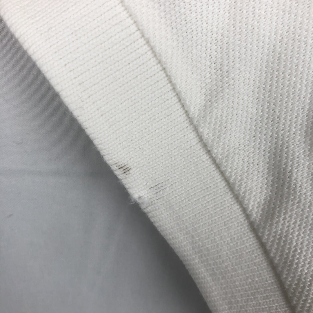Brooks Brothers Golden Fleece Short-Sleeve Polo Shirt, Made in USA, Men's Size L (approx.) cotton white type Vintage Second Hand