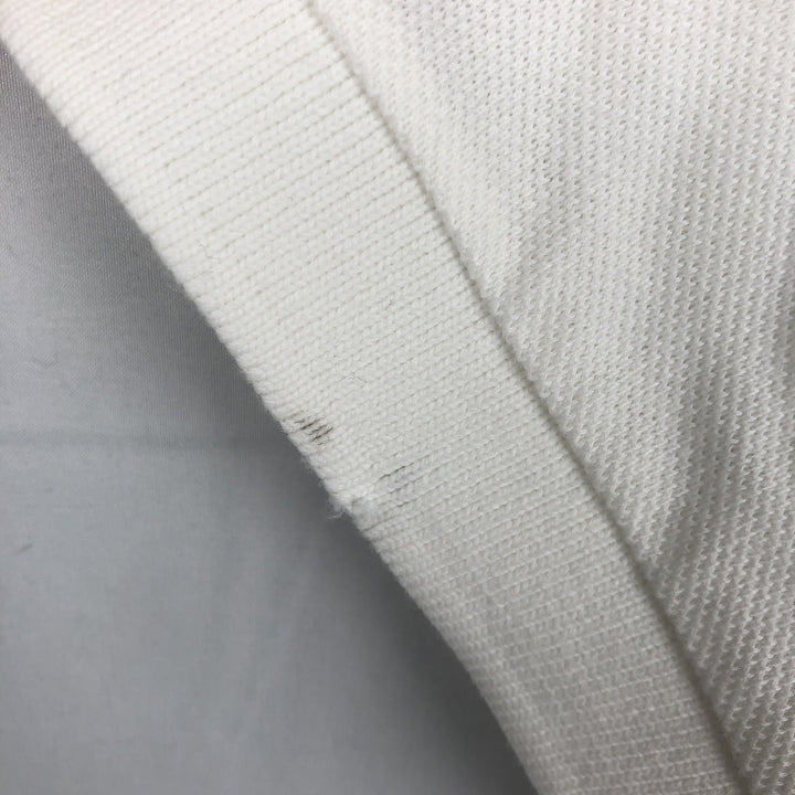 Brooks Brothers Golden Fleece Short-Sleeve Polo Shirt, Made in USA, Men's Size L (approx.) cotton white type Vintage Second Hand