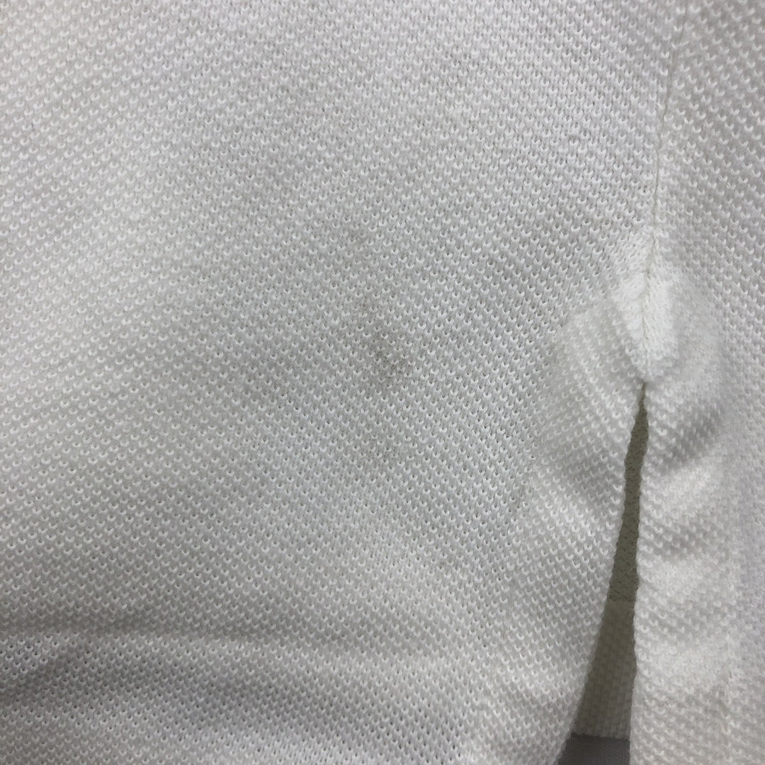 Brooks Brothers Golden Fleece Short-Sleeve Polo Shirt, Made in USA, Men's Size L (approx.) cotton white type Vintage Second Hand