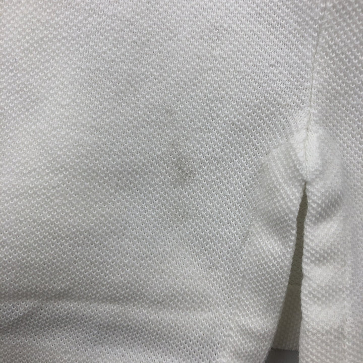 Brooks Brothers Golden Fleece Short-Sleeve Polo Shirt, Made in USA, Men's Size L (approx.) cotton white type Vintage Second Hand