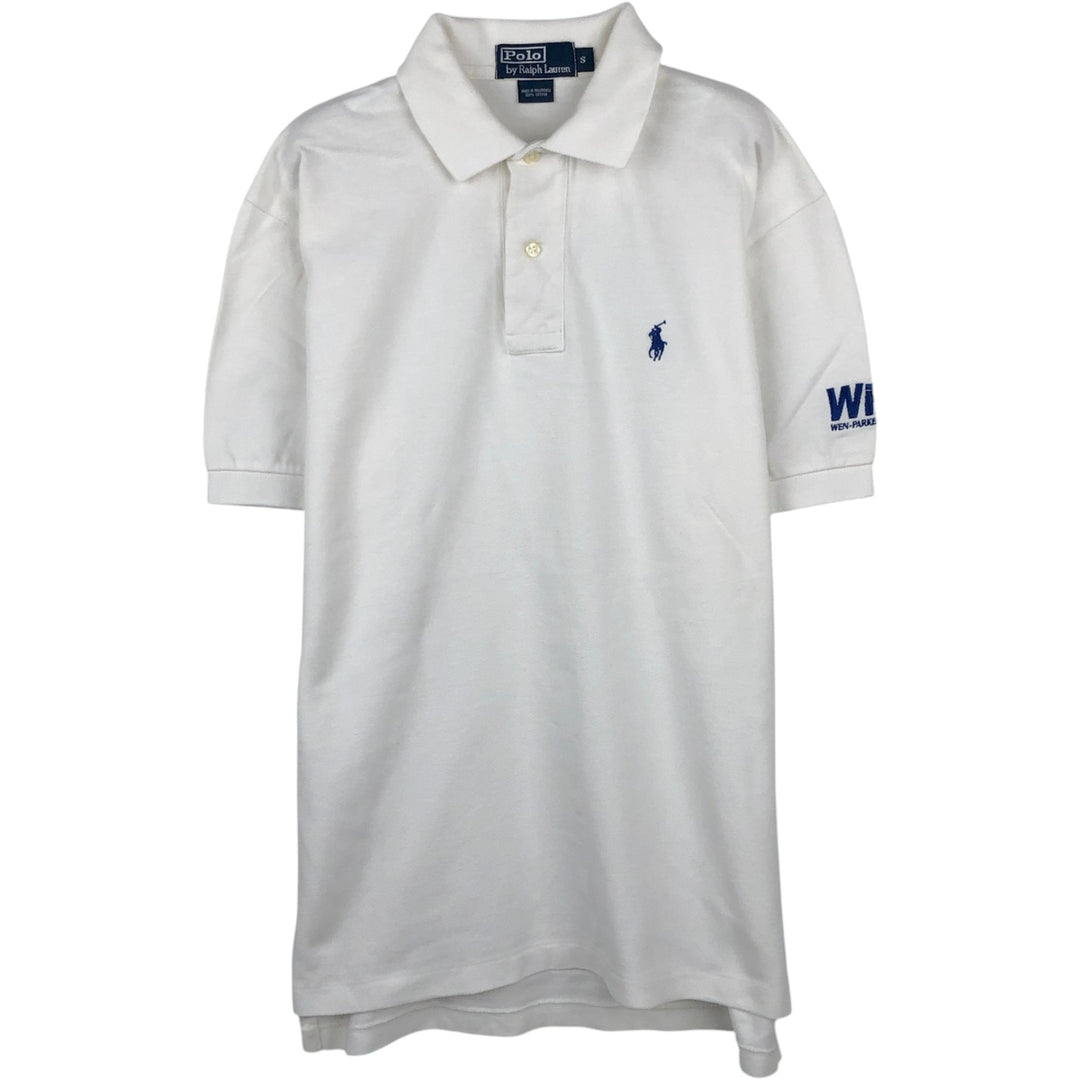 Ralph Lauren POLO by Ralph Lauren short sleeve polo shirt, size S for men cotton white type Vintage Second Hand