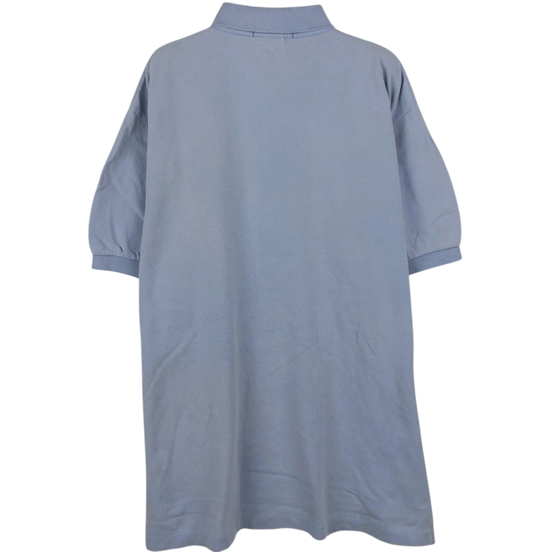 Ralph Lauren POLO by Ralph Lauren short sleeve polo shirt, men's size L cotton Blue type light blue Vintage Second Hand