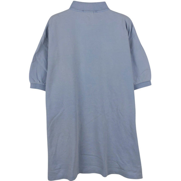 Ralph Lauren POLO by Ralph Lauren short sleeve polo shirt, men's size L cotton Blue type light blue Vintage Second Hand
