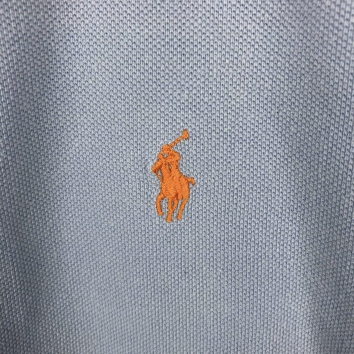 Ralph Lauren POLO by Ralph Lauren short sleeve polo shirt, men's size L cotton Blue type light blue Vintage Second Hand