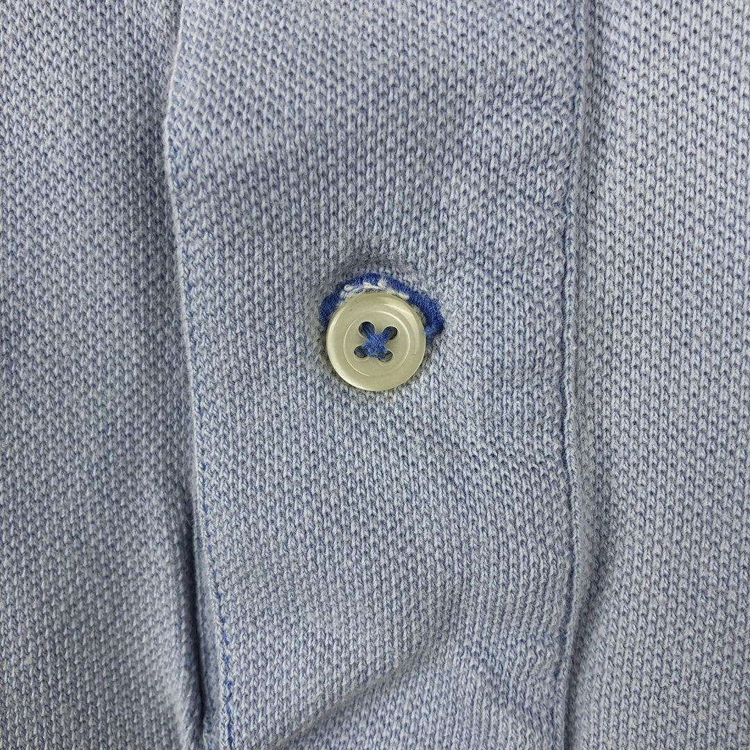 Ralph Lauren POLO by Ralph Lauren short sleeve polo shirt, men's size L cotton Blue type light blue Vintage Second Hand