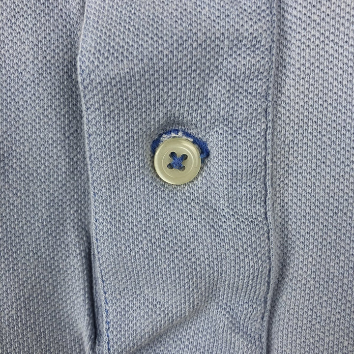 Ralph Lauren POLO by Ralph Lauren short sleeve polo shirt, men's size L cotton Blue type light blue Vintage Second Hand