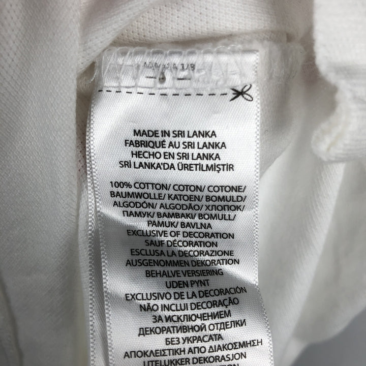 Ralph Lauren POLO RALPH LAUREN CUSTOM SLIM FIT Big Pony Short Sleeve Polo Shirt Men's XL cotton white type Vintage Second Hand