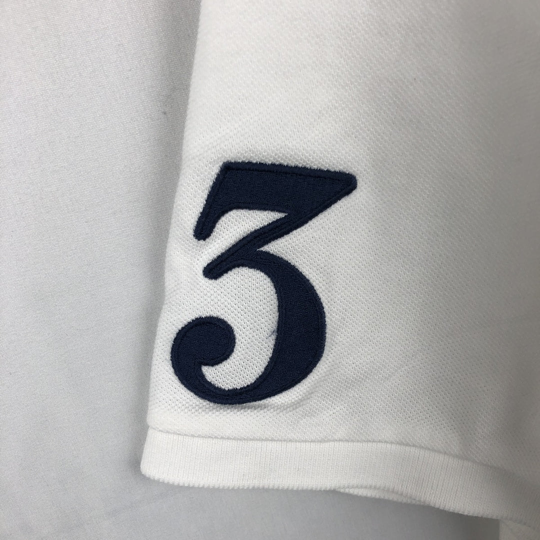 Ralph Lauren POLO RALPH LAUREN CUSTOM SLIM FIT Big Pony Short Sleeve Polo Shirt Men's XL cotton white type Vintage Second Hand