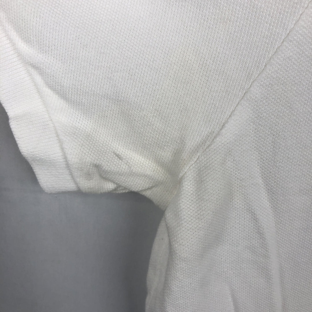 Ralph Lauren POLO RALPH LAUREN CUSTOM SLIM FIT Big Pony Short Sleeve Polo Shirt Men's XL cotton white type Vintage Second Hand