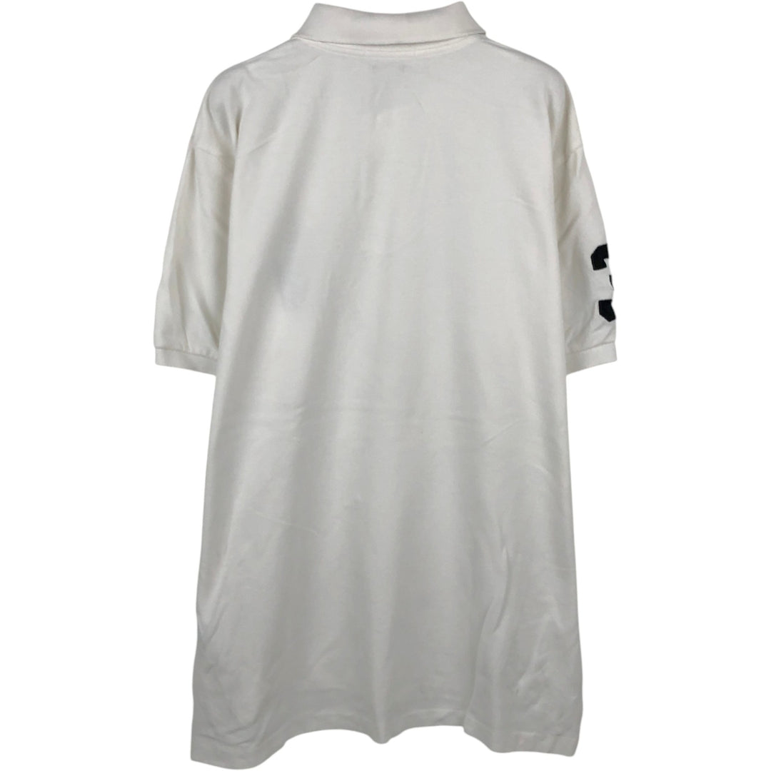 Ralph Lauren POLO RALPH LAUREN CUSTOM FIT Big Pony Short Sleeve Polo Shirt Men's XL cotton white type Vintage Second Hand