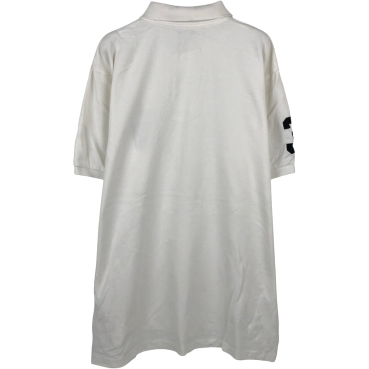 Ralph Lauren POLO RALPH LAUREN CUSTOM FIT Big Pony Short Sleeve Polo Shirt Men's XL cotton white type Vintage Second Hand