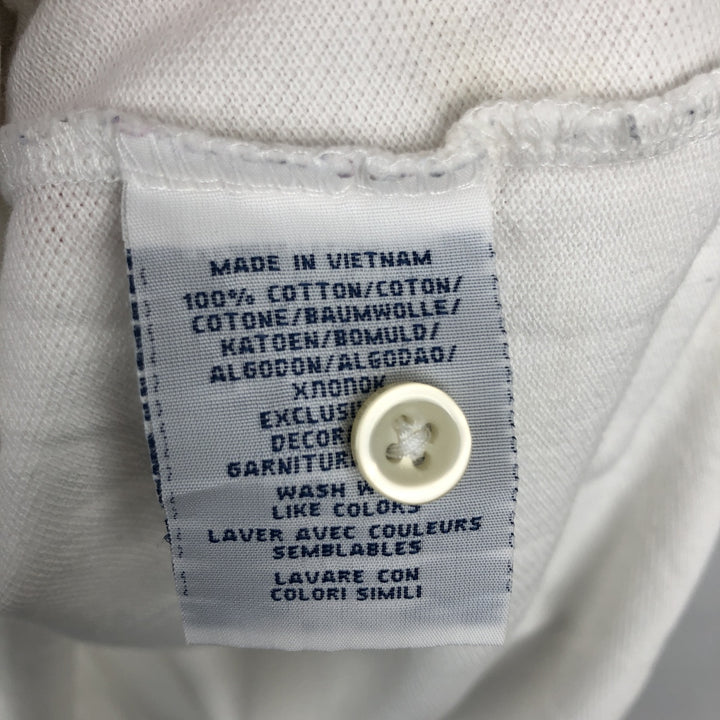 Ralph Lauren POLO RALPH LAUREN CUSTOM FIT Big Pony Short Sleeve Polo Shirt Men's XL cotton white type Vintage Second Hand