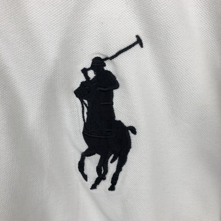 Ralph Lauren POLO RALPH LAUREN CUSTOM FIT Big Pony Short Sleeve Polo Shirt Men's XL cotton white type Vintage Second Hand