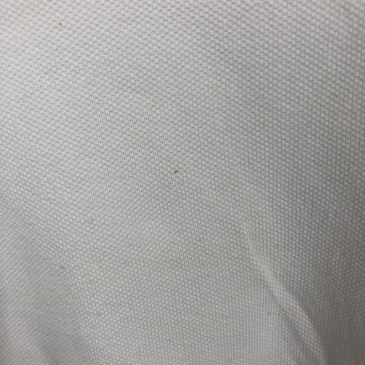 Ralph Lauren POLO RALPH LAUREN CUSTOM FIT Big Pony Short Sleeve Polo Shirt Men's XL cotton white type Vintage Second Hand