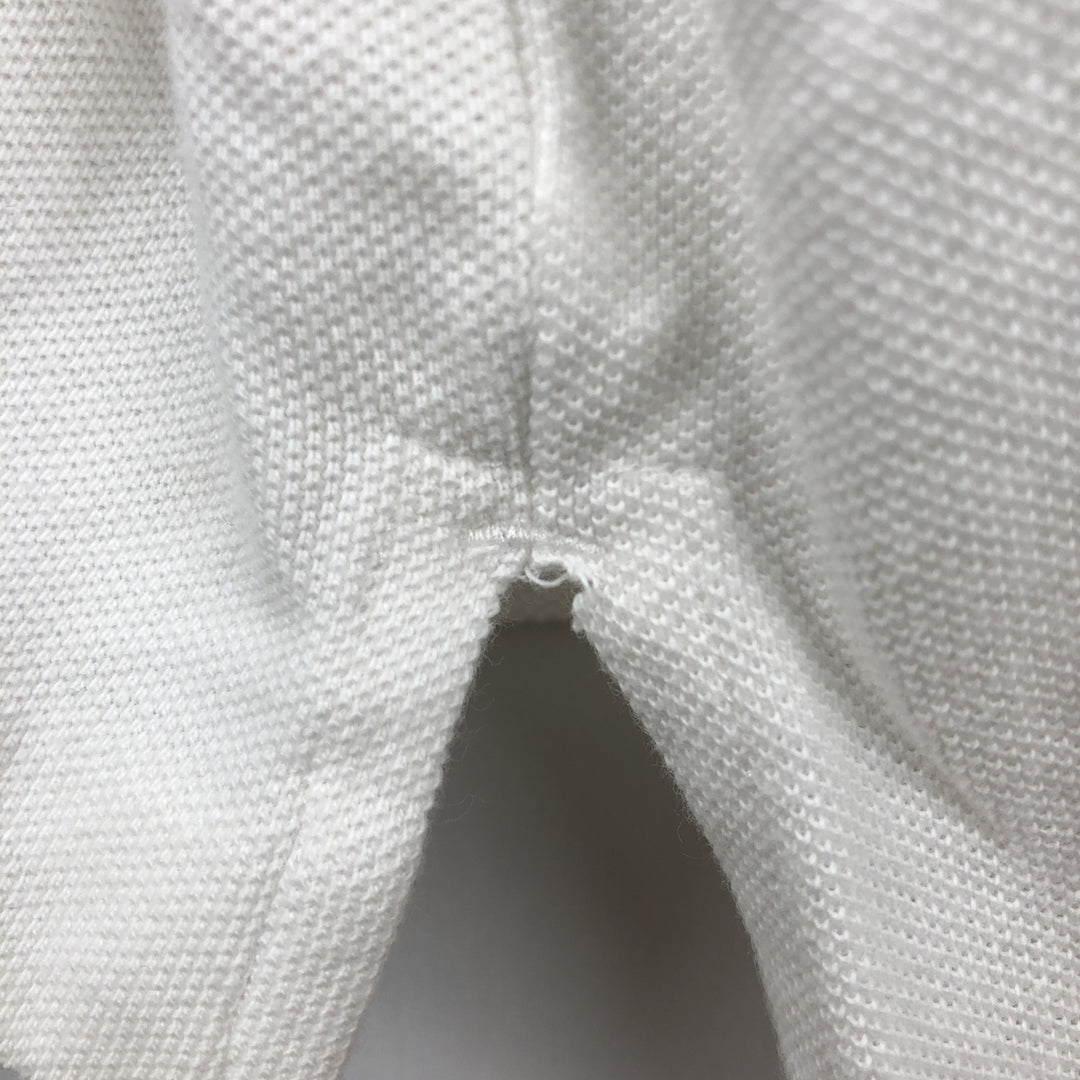 Ralph Lauren POLO RALPH LAUREN CUSTOM FIT Big Pony Short Sleeve Polo Shirt Men's XL cotton white type Vintage Second Hand
