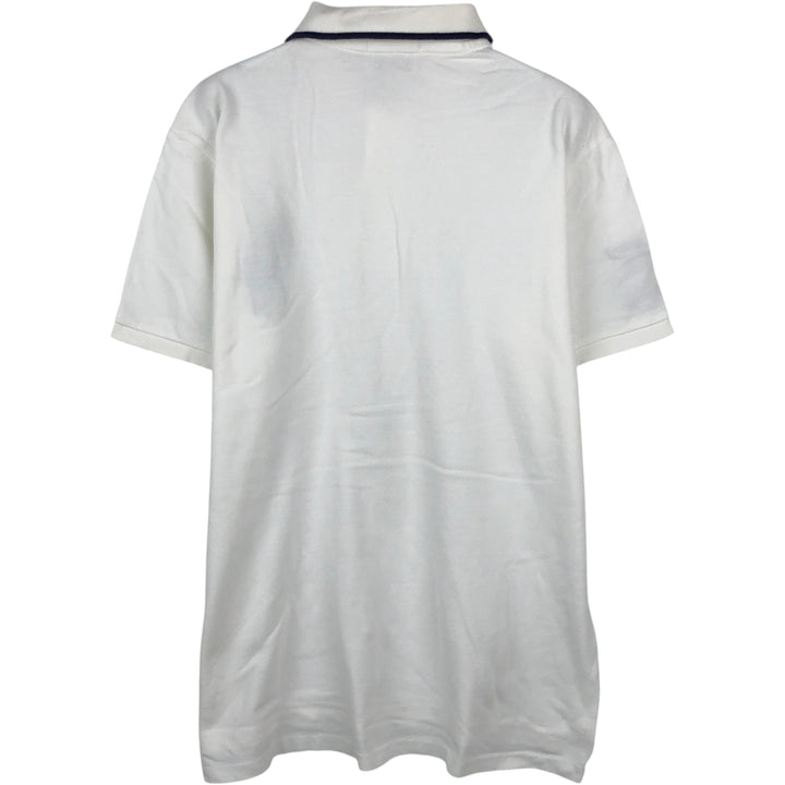 Ralph Lauren POLO RALPH LAUREN CUSTOM FIT Big Pony Short Sleeve Polo Shirt Men's L size cotton white type Vintage Second Hand