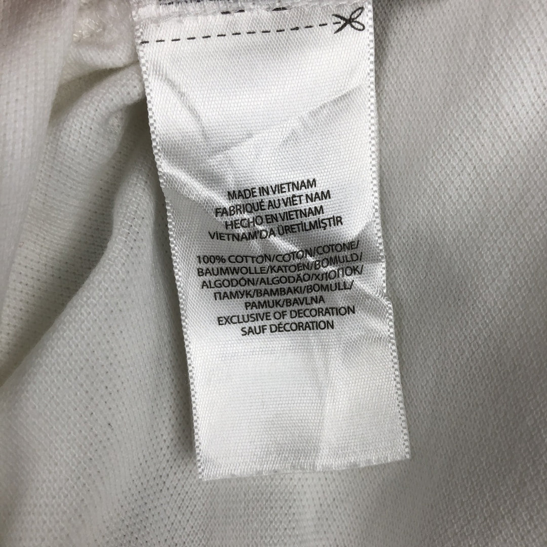 Ralph Lauren POLO RALPH LAUREN CUSTOM FIT Big Pony Short Sleeve Polo Shirt Men's L size cotton white type Vintage Second Hand