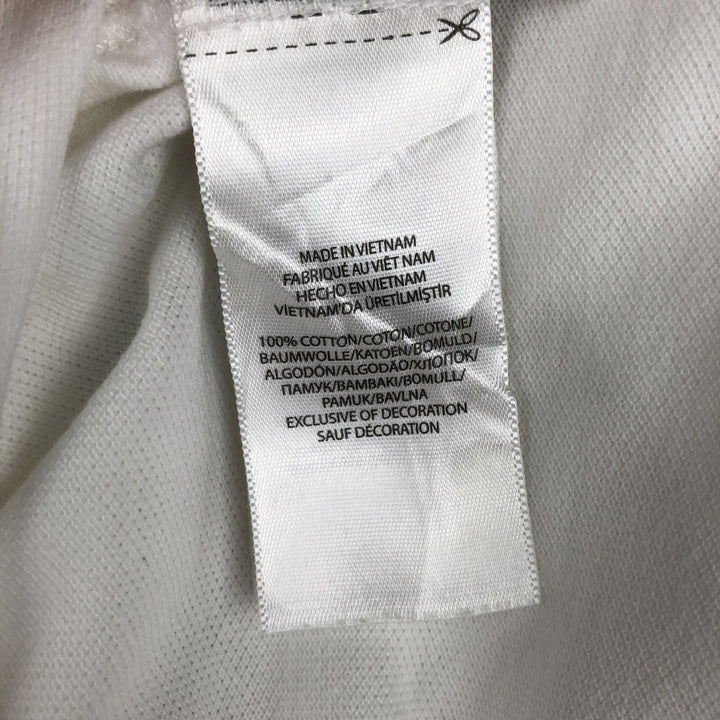Ralph Lauren POLO RALPH LAUREN CUSTOM FIT Big Pony Short Sleeve Polo Shirt Men's L size cotton white type Vintage Second Hand