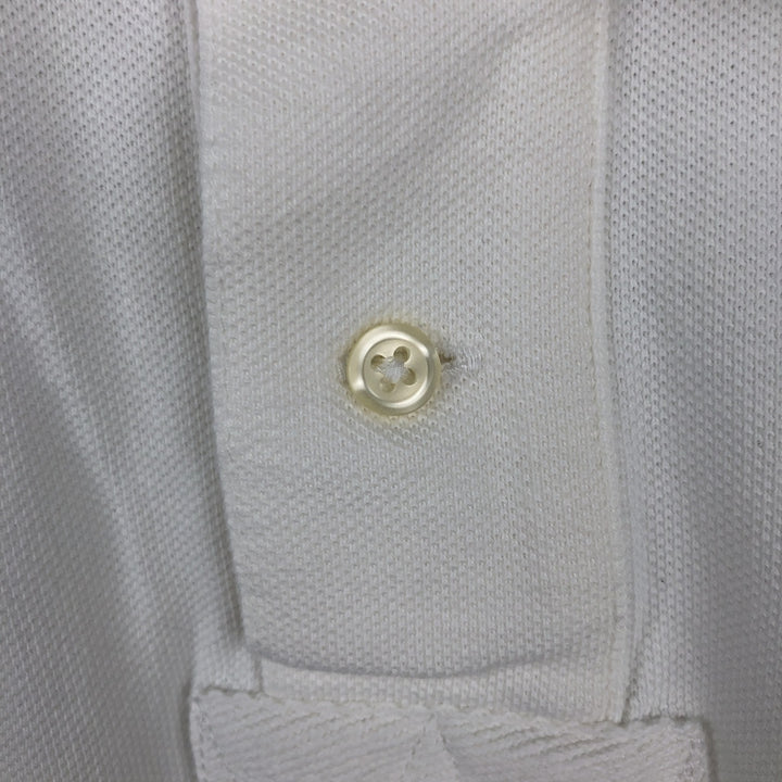 Ralph Lauren POLO RALPH LAUREN CUSTOM FIT Big Pony Short Sleeve Polo Shirt Men's L size cotton white type Vintage Second Hand