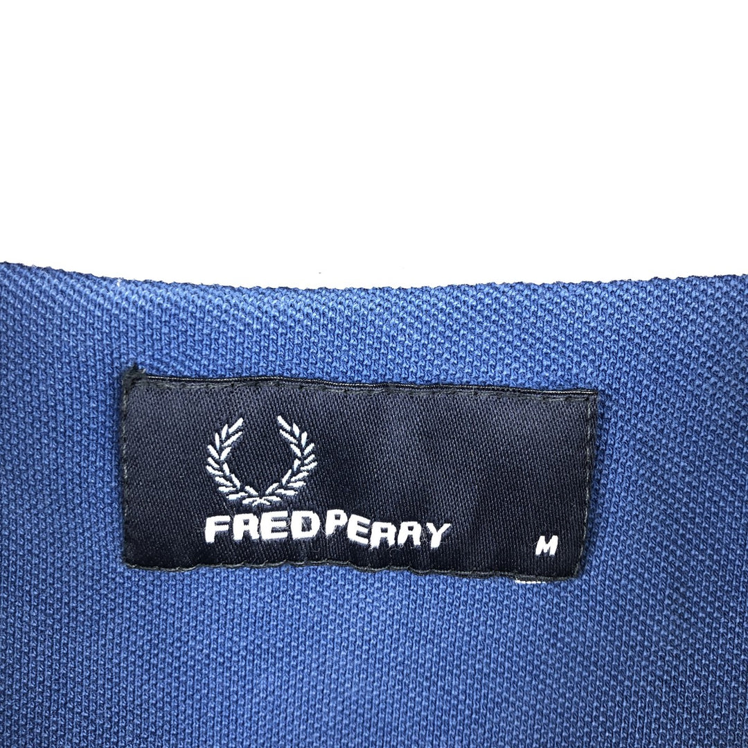 Fred Perry short-sleeved polo shirt, men's size XL unclear white type Vintage Second Hand