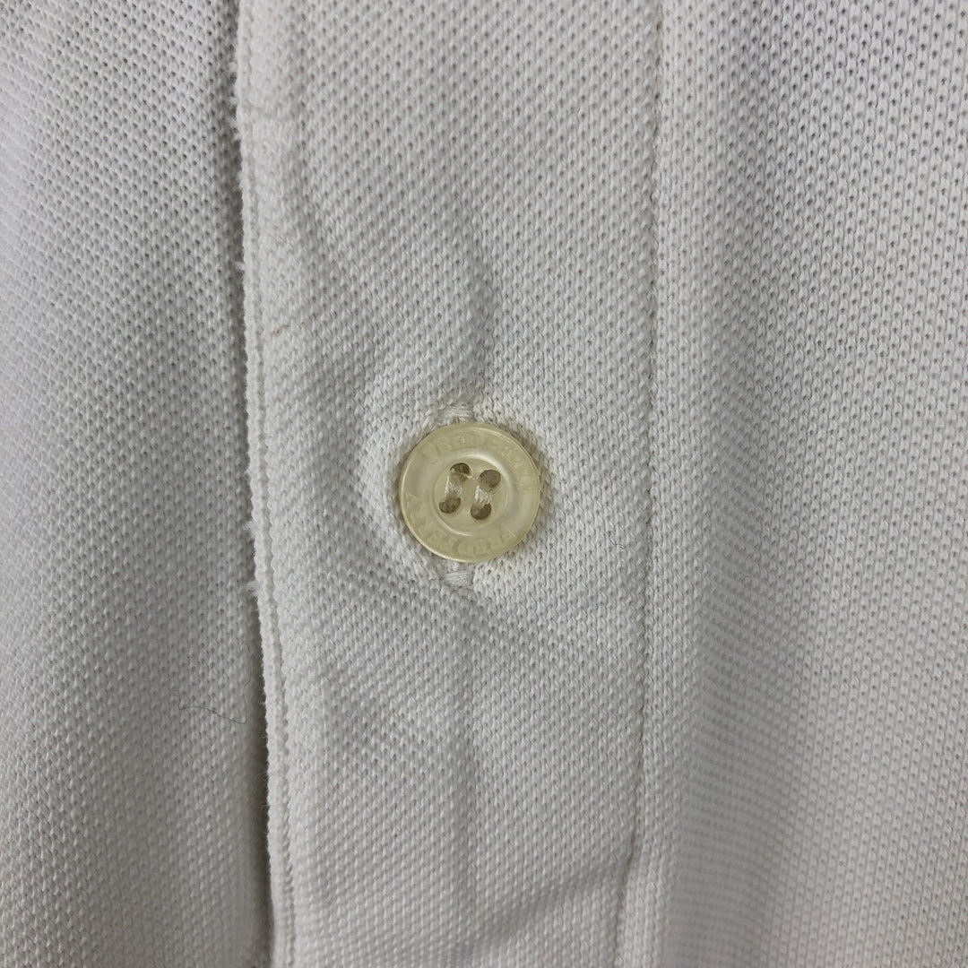 Fred Perry short-sleeved polo shirt, men's size XL unclear white type Vintage Second Hand