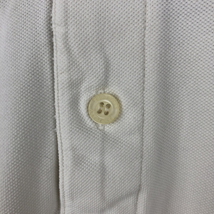 Fred Perry short-sleeved polo shirt, men's size XL unclear white type Vintage Second Hand