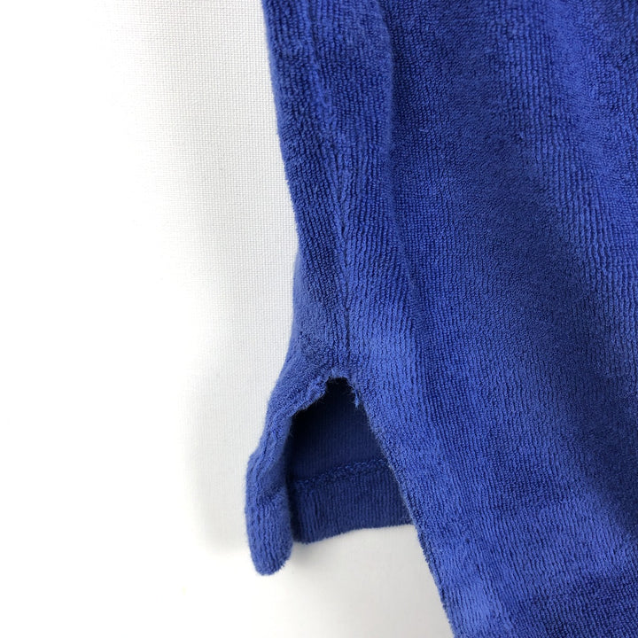 Ralph Lauren POLO by Ralph Lauren pile short sleeve polo shirt, men's XL size cotton blue type Vintage Second Hand
