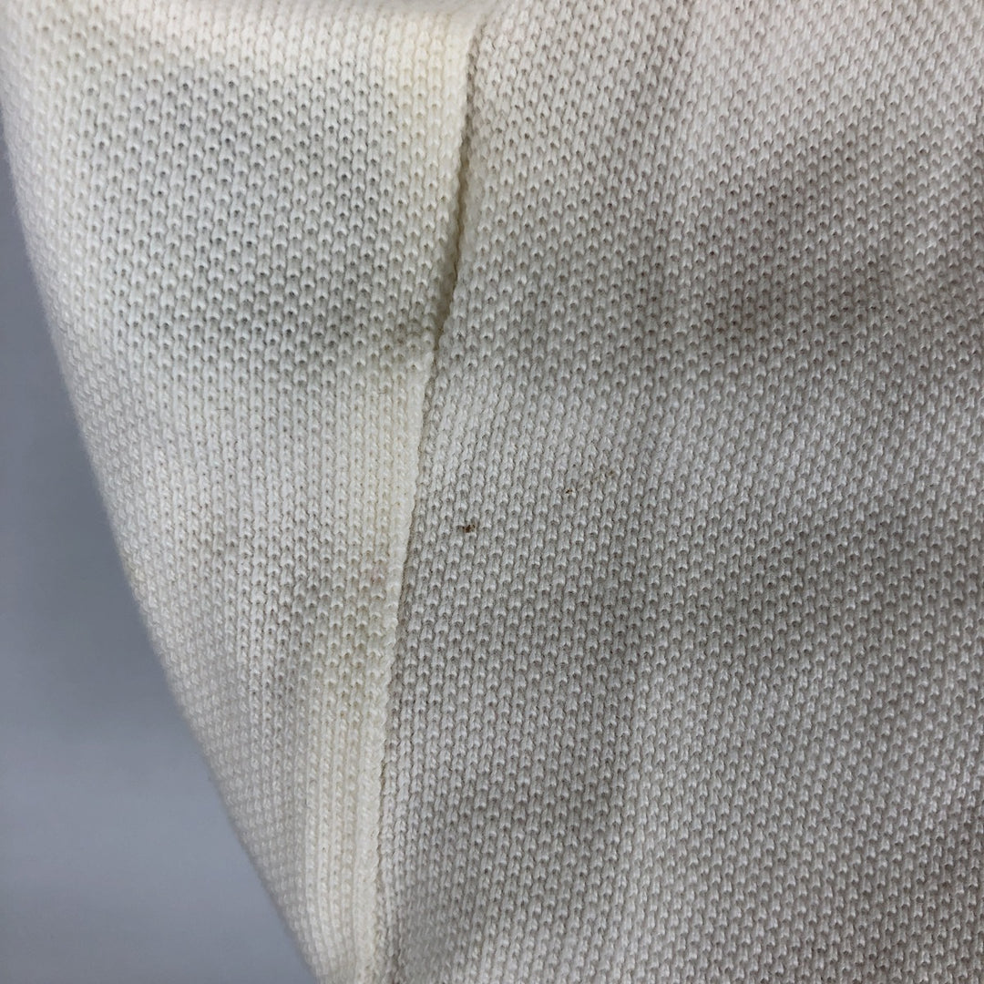 Ralph Lauren POLO by Ralph Lauren Double Pony Short-Sleeve Polo Shirt, Men's Size M (approx.) cotton unbleached Vintage Second Hand