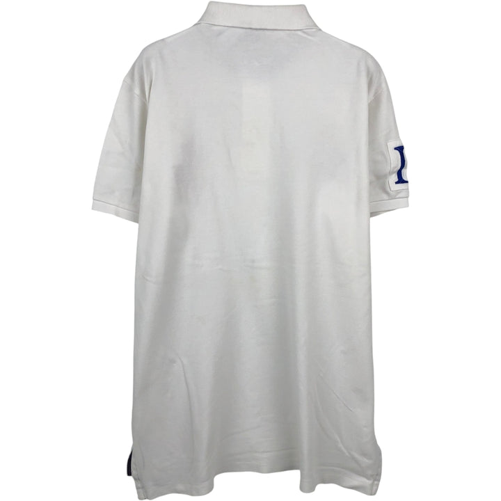 Ralph Lauren POLO by Ralph Lauren CUSTOM FIT Big Pony short sleeve rugby shirt, men's L size cotton white type Vintage Second Hand