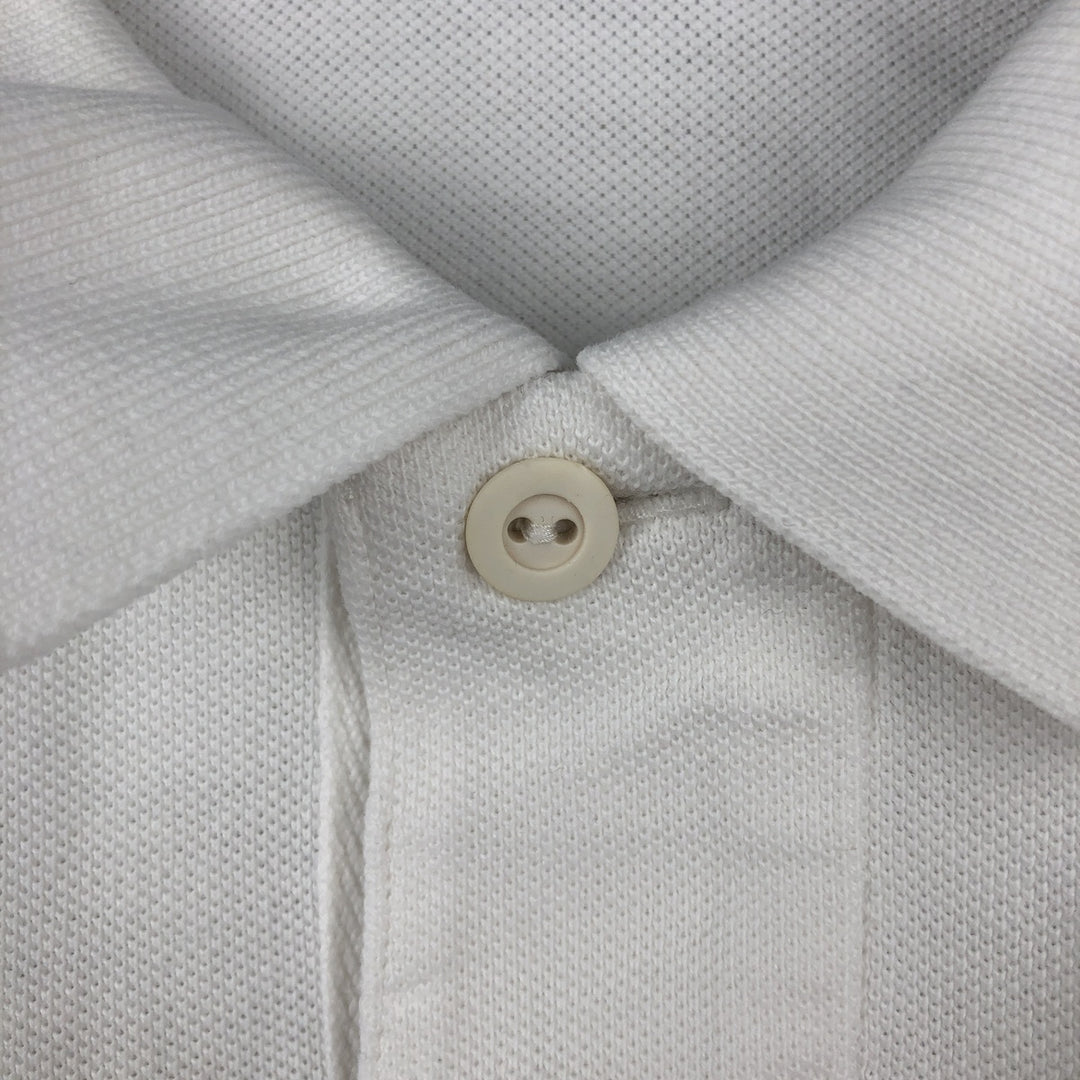 Ralph Lauren POLO by Ralph Lauren CUSTOM FIT Big Pony short sleeve rugby shirt, men's L size cotton white type Vintage Second Hand