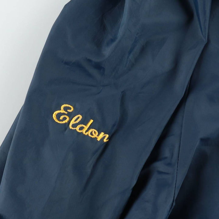1990'S Hartwell Coach Jacket, Made in USA, Men's XL equivalent. Nylon navy blue type Vintage Second Hand