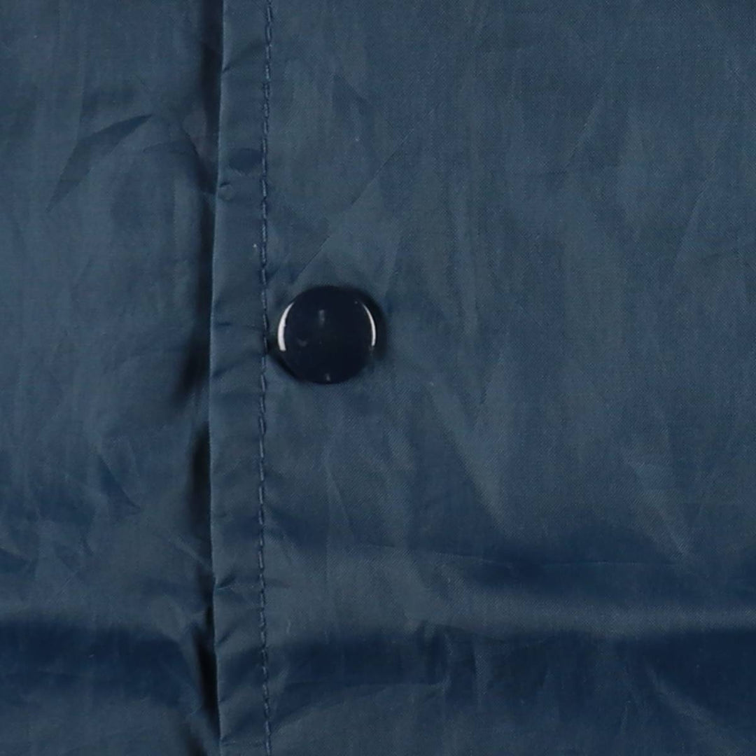1990'S Hartwell Coach Jacket, Made in USA, Men's XL equivalent. Nylon navy blue type Vintage Second Hand