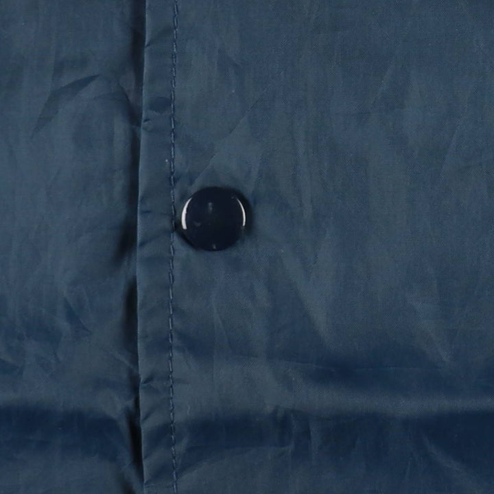 1990'S Hartwell Coach Jacket, Made in USA, Men's XL equivalent. Nylon navy blue type Vintage Second Hand