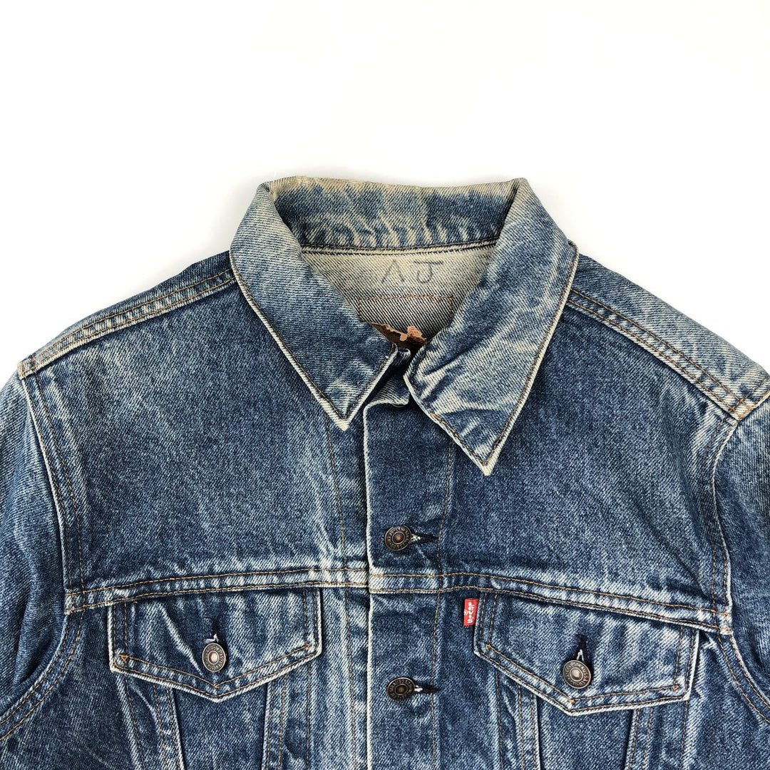 ~90'S Levi's 70505-0216 Denim Jacket, Made in USA, Men's Size M (Equivalent), Vintage cotton blue type Vintage Second Hand