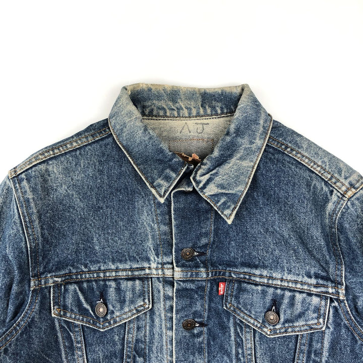 ~90'S Levi's 70505-0216 Denim Jacket, Made in USA, Men's Size M (Equivalent), Vintage cotton blue type Vintage Second Hand