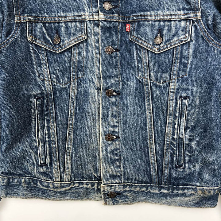 ~90'S Levi's 70505-0216 Denim Jacket, Made in USA, Men's Size M (Equivalent), Vintage cotton blue type Vintage Second Hand