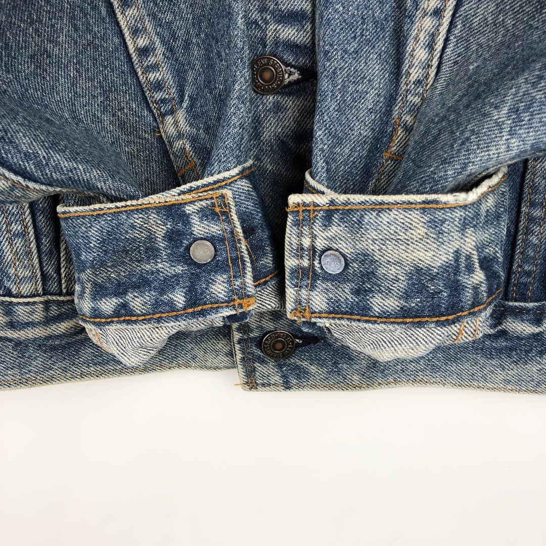 ~90'S Levi's 70505-0216 Denim Jacket, Made in USA, Men's Size M (Equivalent), Vintage cotton blue type Vintage Second Hand