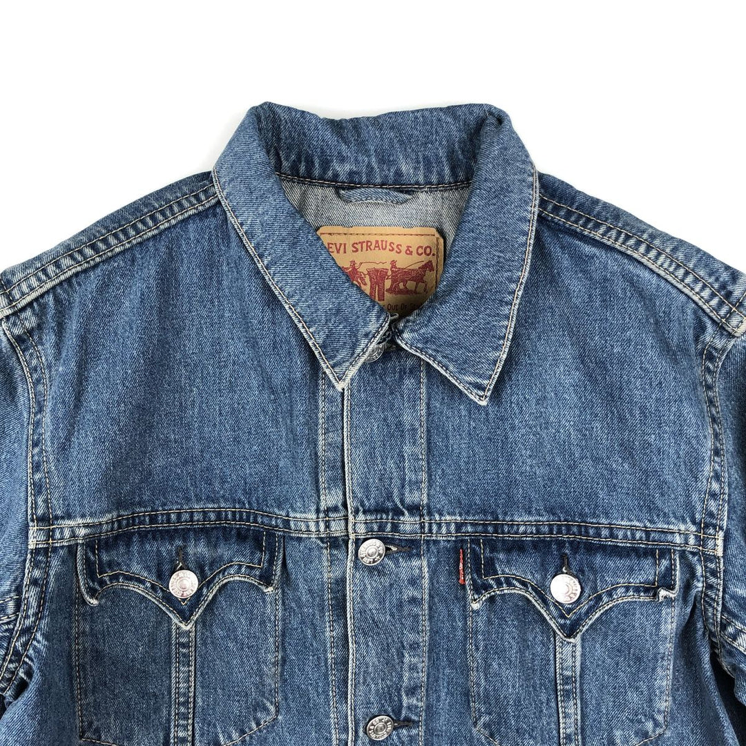 2000'S Levi's 70901-1006 Denim Jacket (Men's XL equivalent) cotton blue type Vintage Second Hand