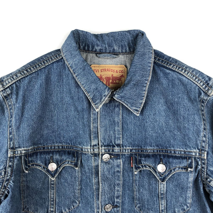 2000'S Levi's 70901-1006 Denim Jacket (Men's XL equivalent) cotton blue type Vintage Second Hand