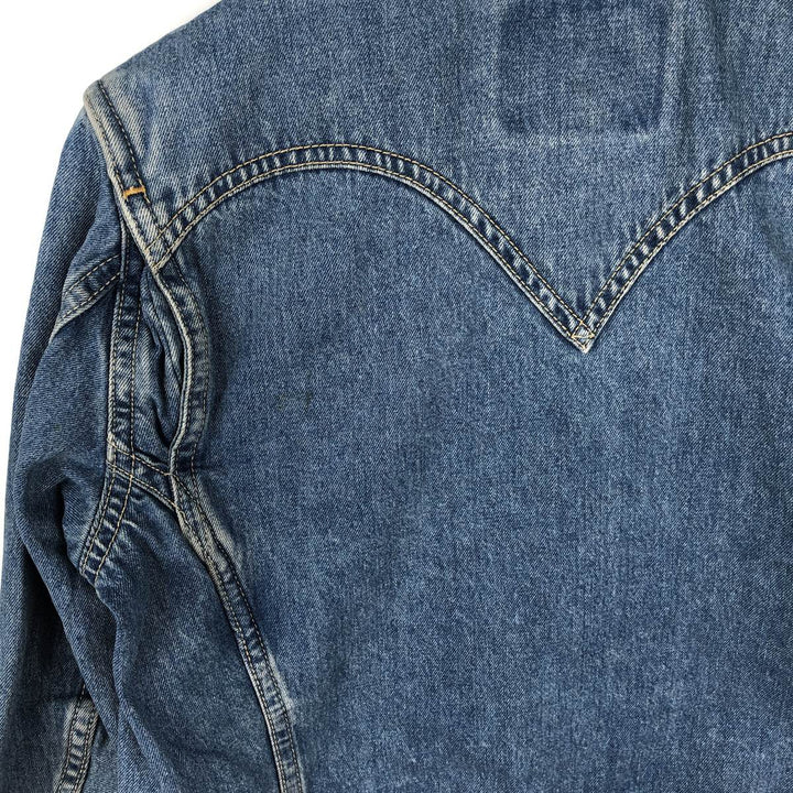 2000'S Levi's 70901-1006 Denim Jacket (Men's XL equivalent) cotton blue type Vintage Second Hand