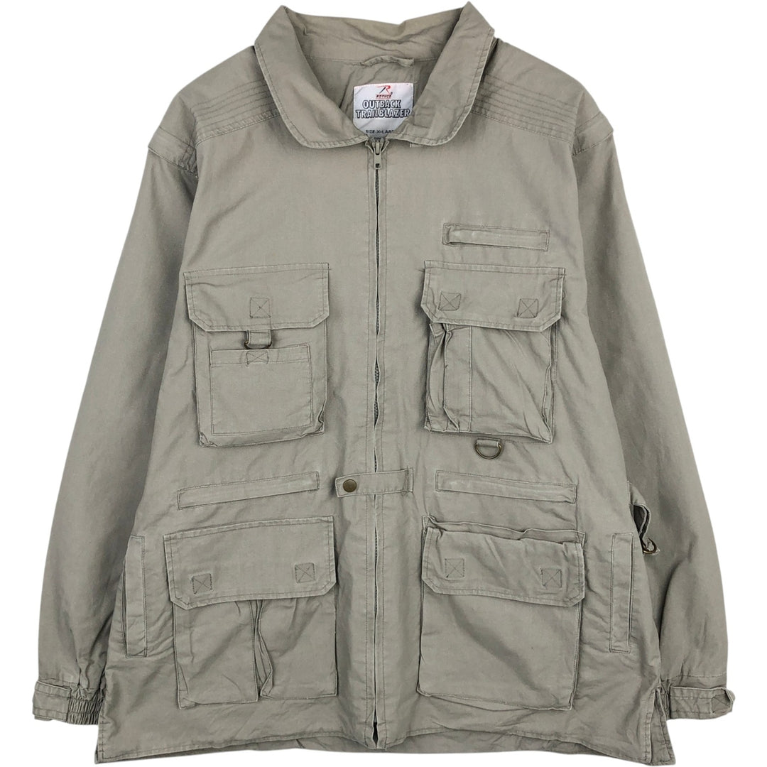 ROTHCO Safari Jacket, Men's Size XL others Beige type Vintage Second Hand
