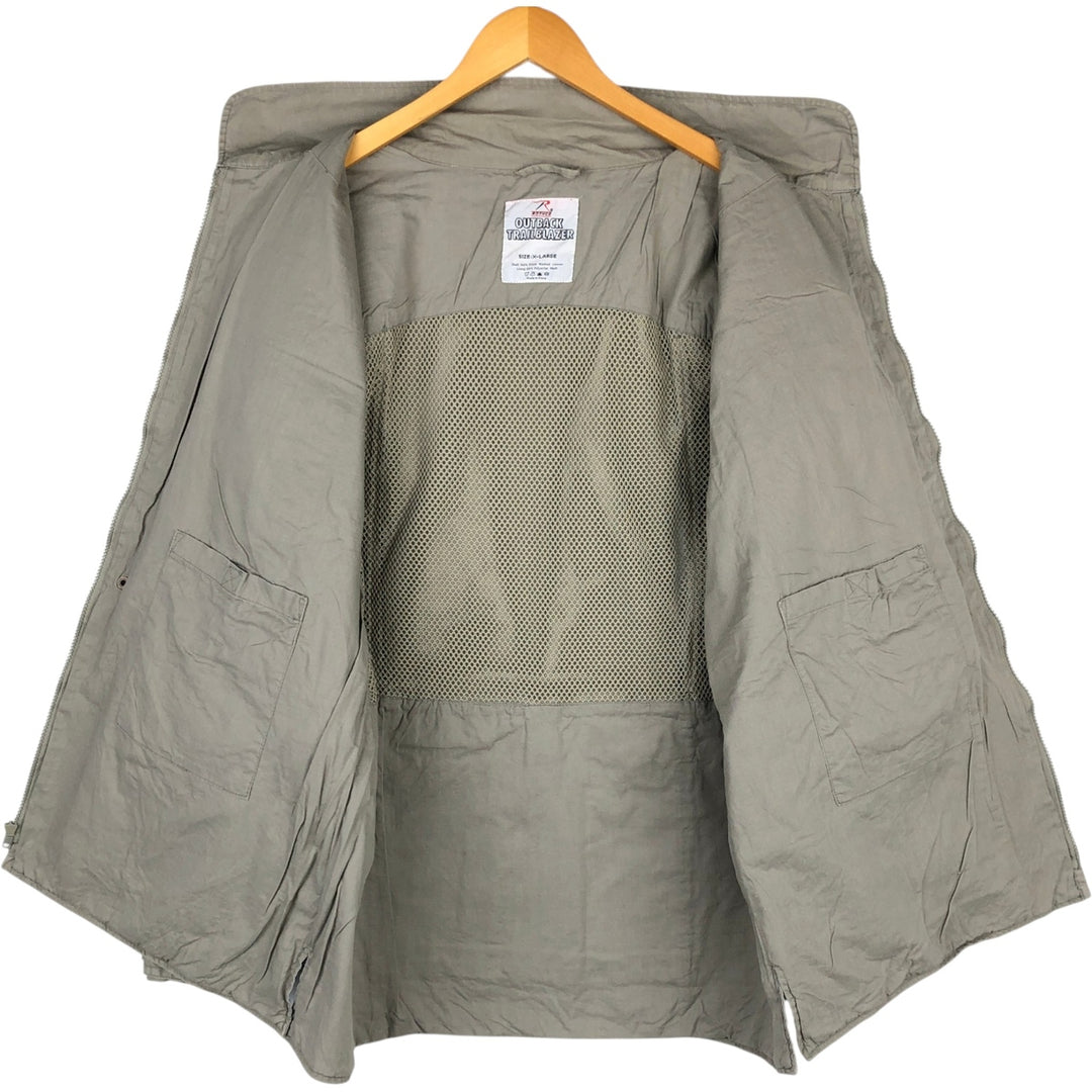 ROTHCO Safari Jacket, Men's Size XL others Beige type Vintage Second Hand