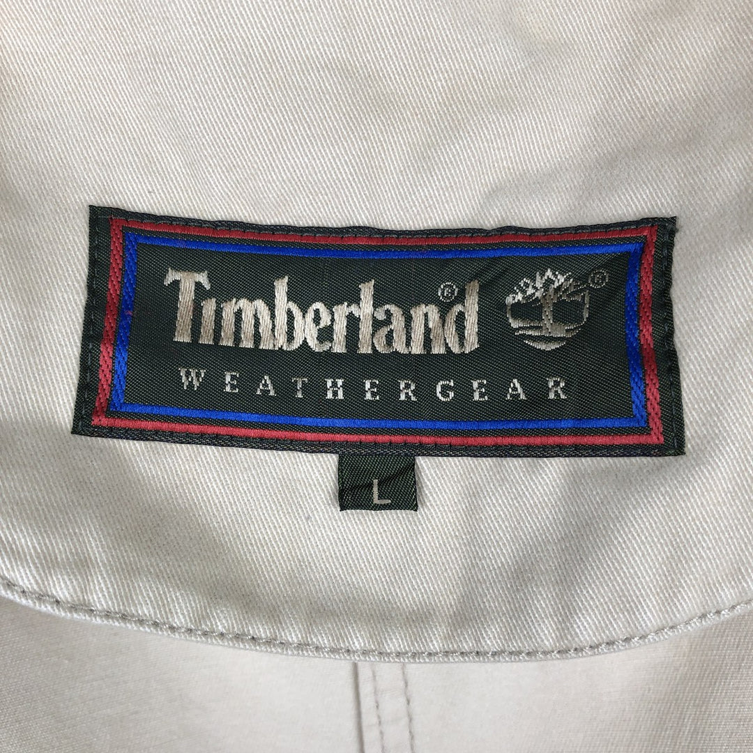90s-00'S Timberland WEATHERGEAR cotton jacket, men's size L (approx.) cotton yellow type Vintage Second Hand