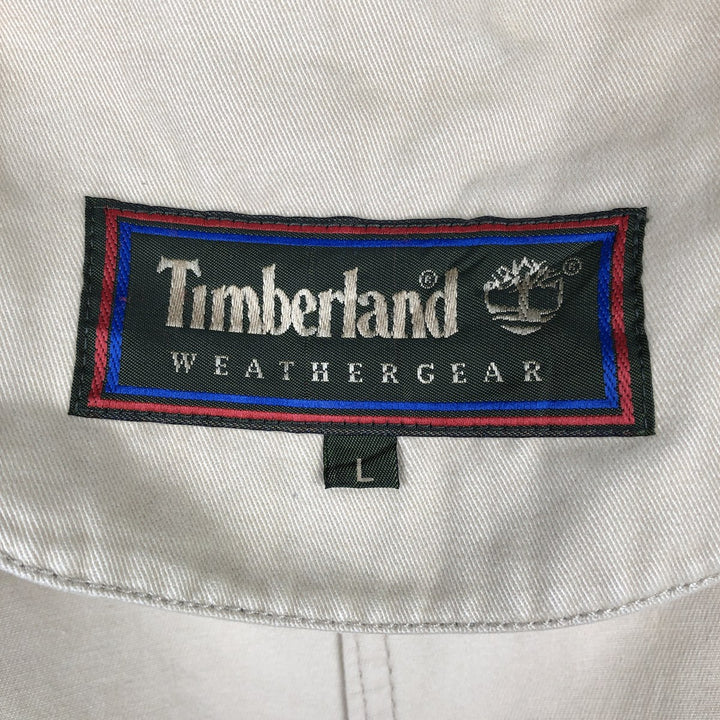 90s-00'S Timberland WEATHERGEAR cotton jacket, men's size L (approx.) cotton yellow type Vintage Second Hand