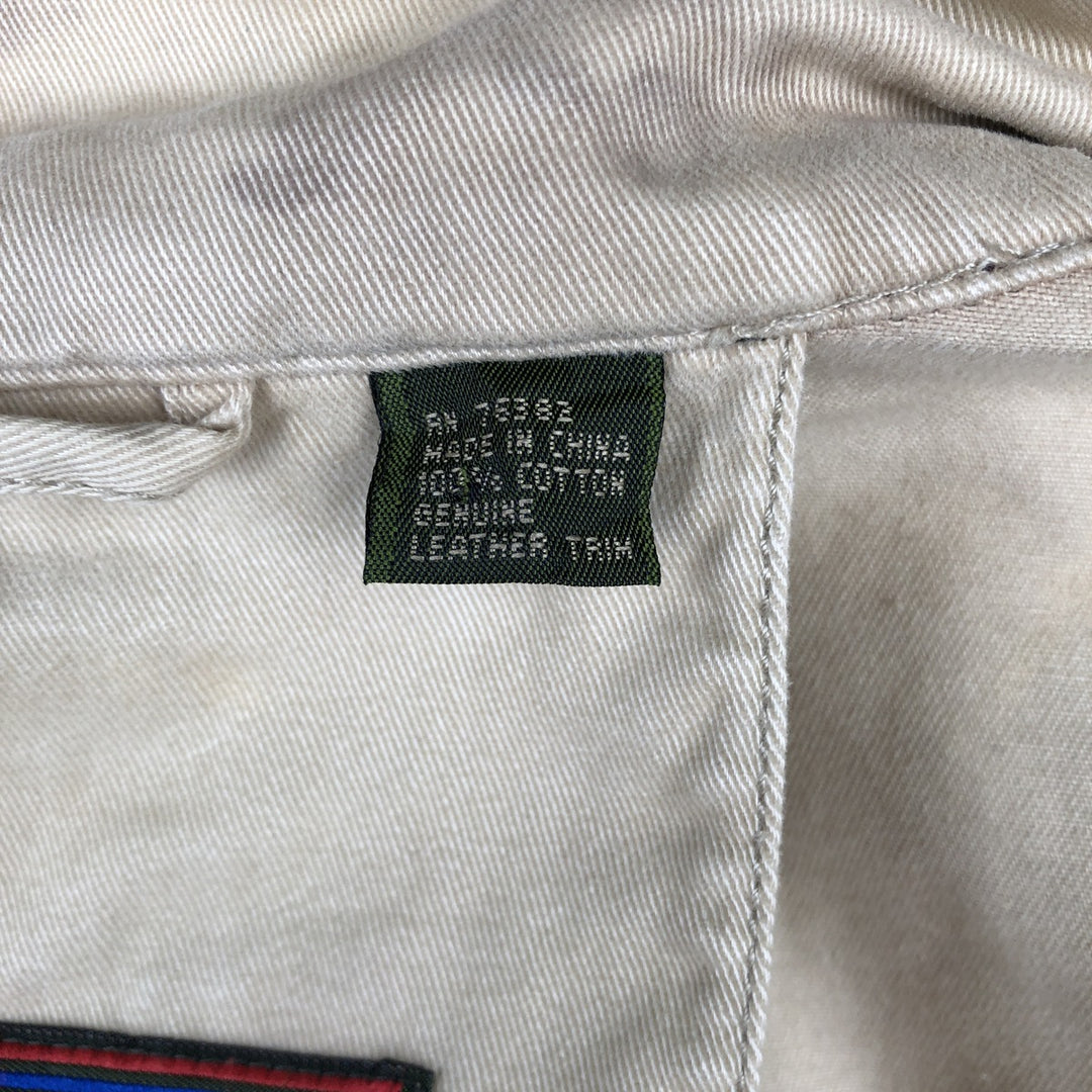 90s-00'S Timberland WEATHERGEAR cotton jacket, men's size L (approx.) cotton yellow type Vintage Second Hand