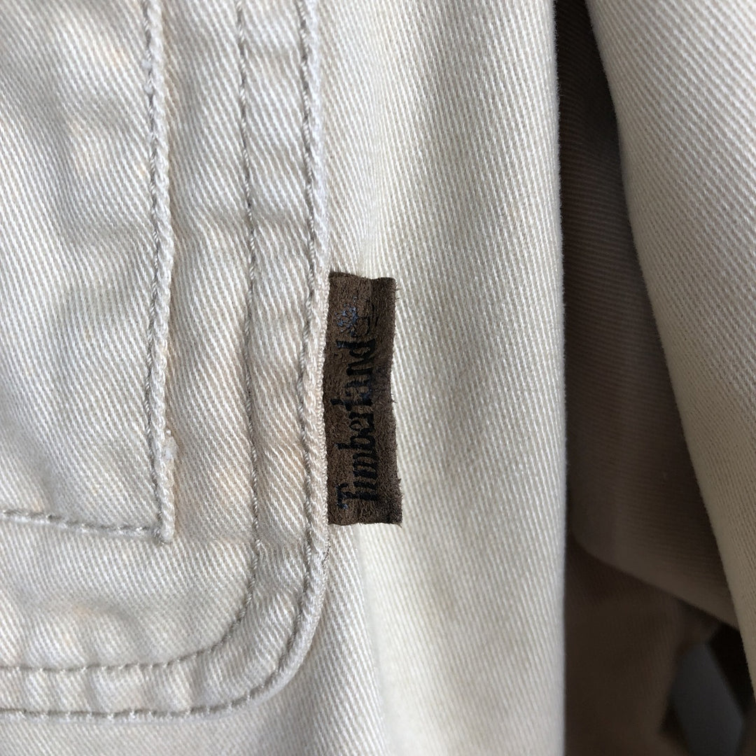 90s-00'S Timberland WEATHERGEAR cotton jacket, men's size L (approx.) cotton yellow type Vintage Second Hand