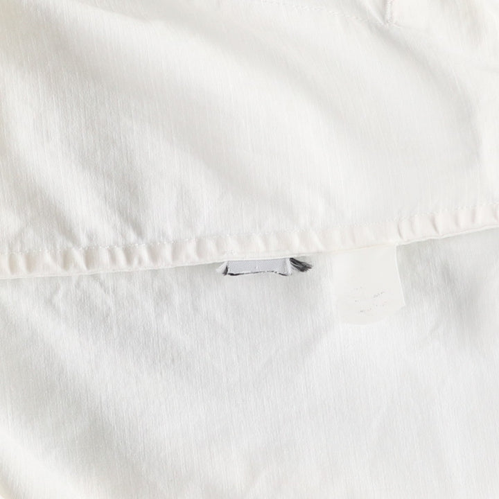 2000'S J.Crew Ripstop Cotton Pullover Anorak Parka, Men's Size M (approx.) cotton white type Vintage Second Hand