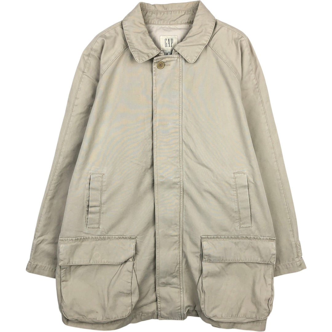 90'S GAP Old Gap Half Coat, Men's Size L (approx.), Vintage cotton Beige type Vintage Second Hand